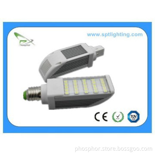 G24 G23 E27 led horizontal lamps with CE ROHS TUV